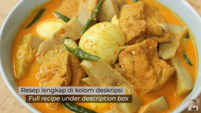 Cocok untuk Sayur Ketupat Lebaran, Ini Resep Istimewa Gulai Nangka Tahu